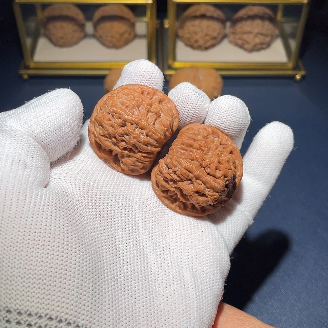 文玩核桃把件37黑马