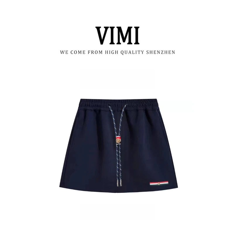 【半身裙】vimi早秋新款抽绳款半身裙 2410DQZNS10698