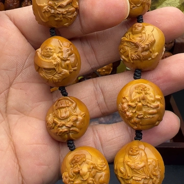 橄榄核手串/手链2.1铁盒整身骑獸十八罗汉