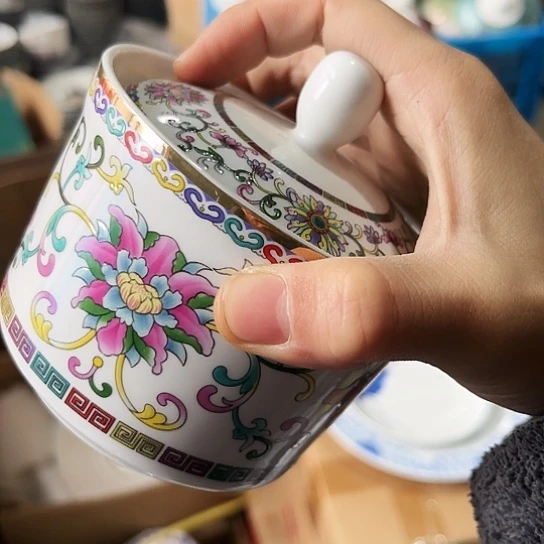 碗炖盅一个陶瓷陶瓷