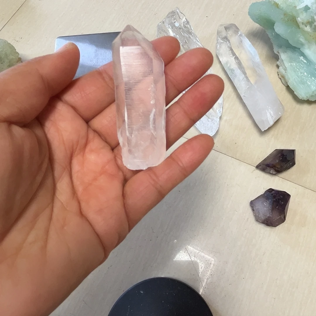 茶***醉水晶未镶嵌珠宝半成品