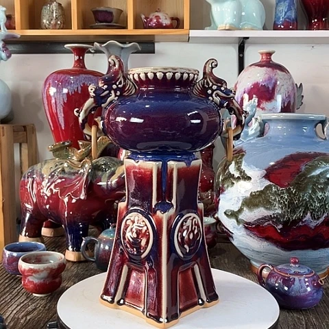 瓷片神垕镇钧瓷艺术