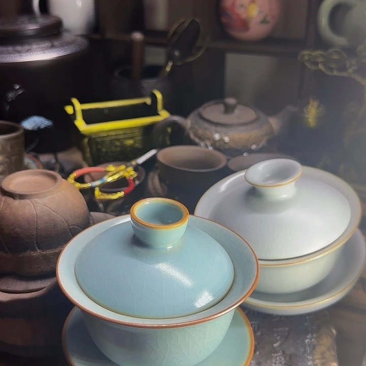 钢化玻璃哥窑公道杯