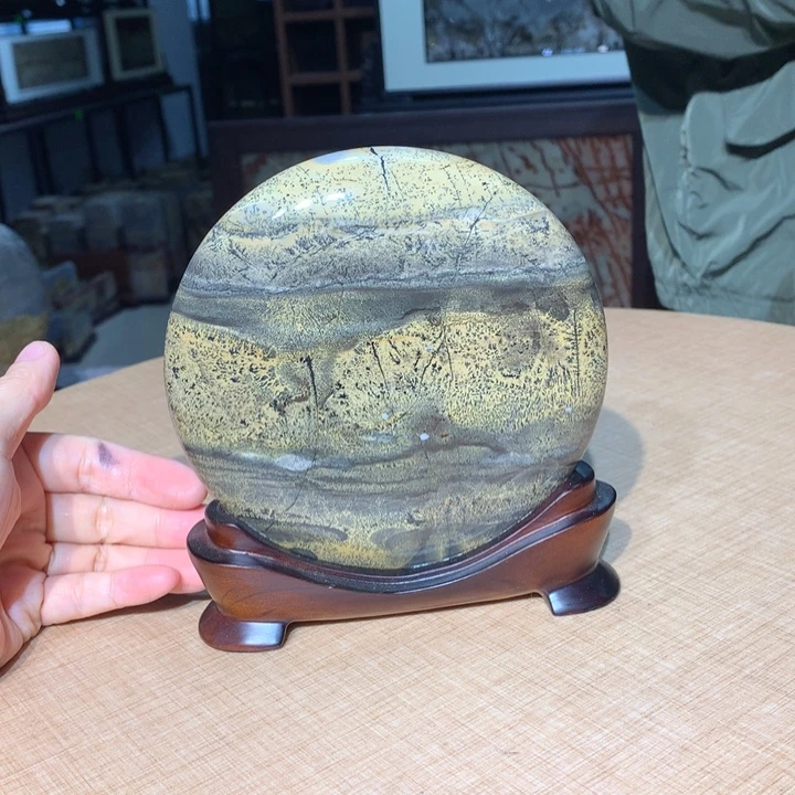 广西国画石摆件，观赏收藏