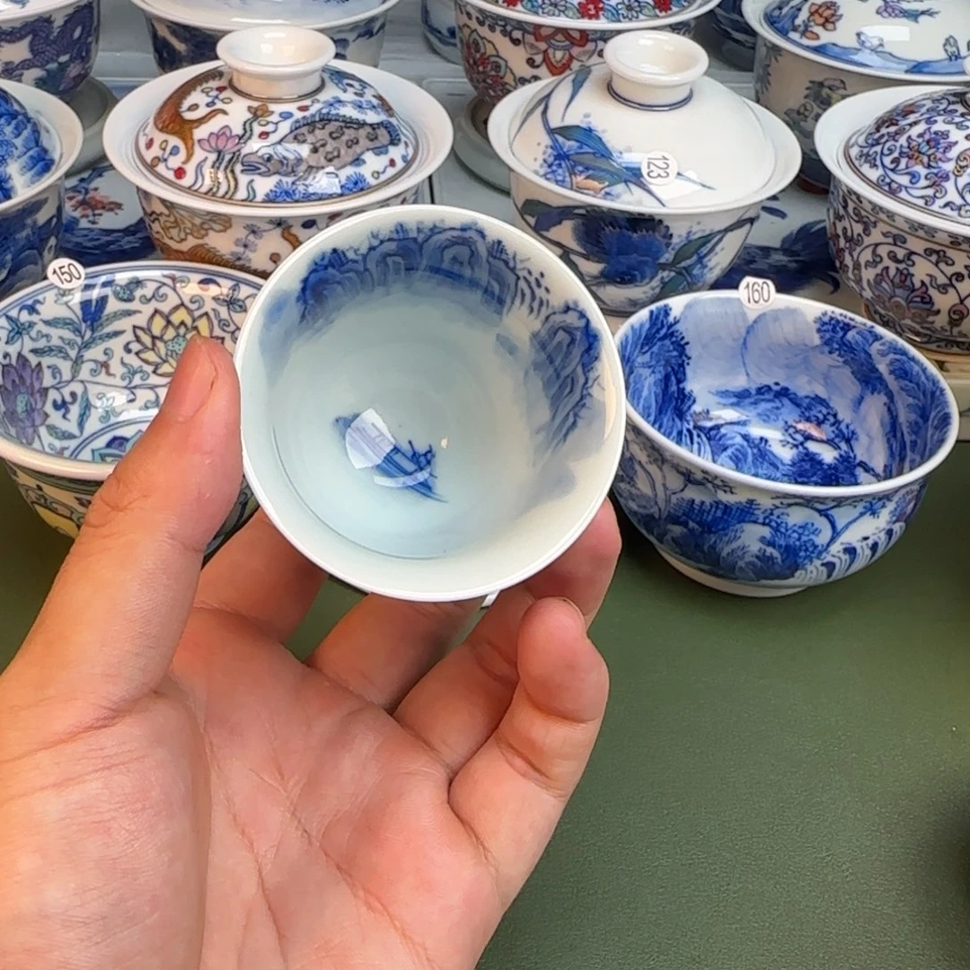 彦祖纯手工手绘茶具105