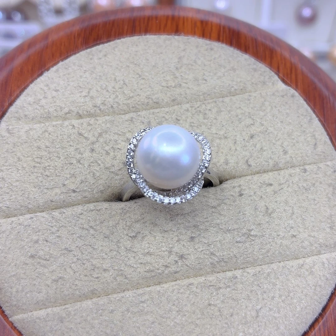 戒指合金淡水珍珠