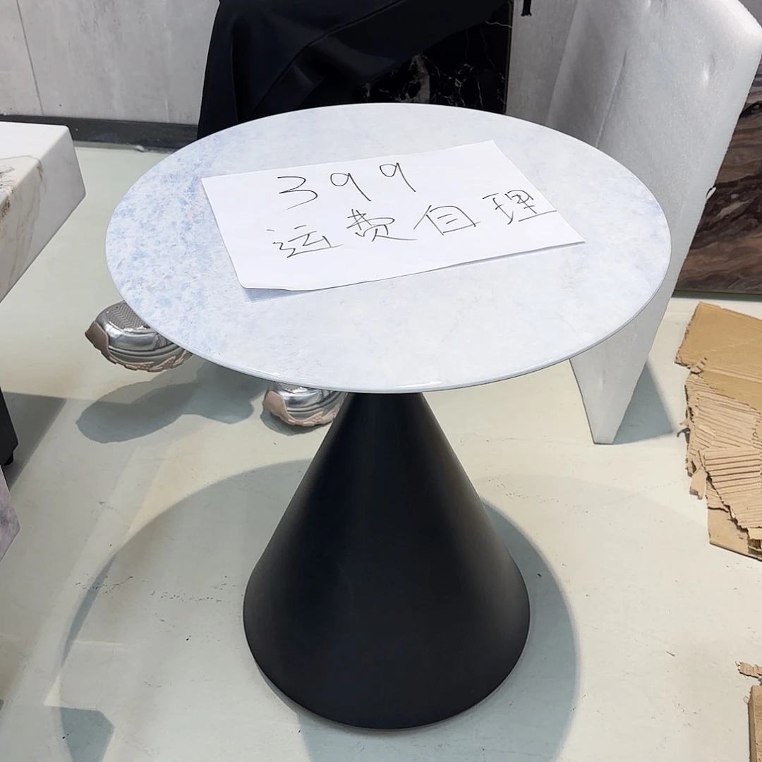 大理石圆形小编几50尺寸 运费自理