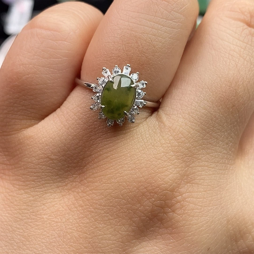 翡翠未镶嵌戒指翡翠