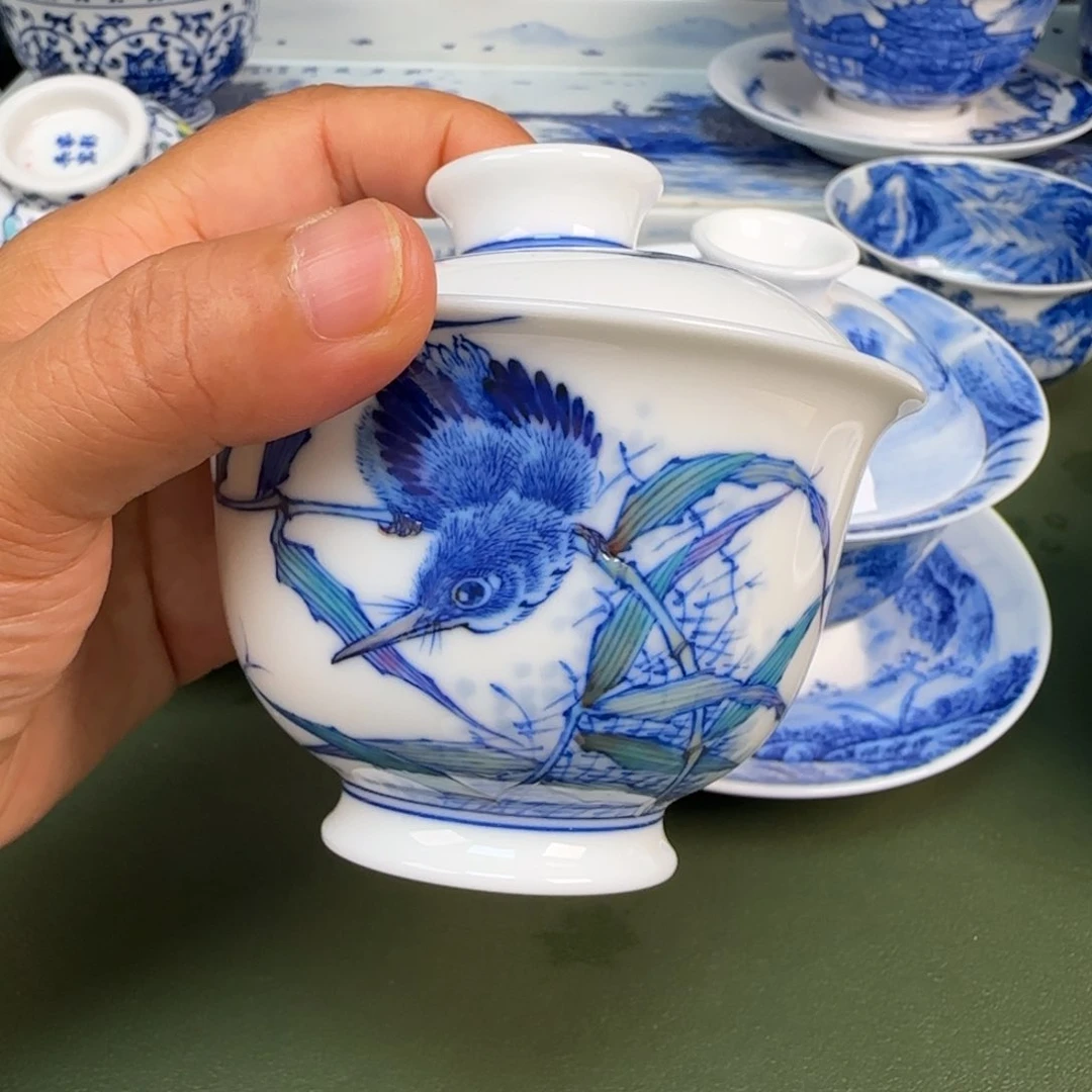 景德镇纯手绘茶具圆圆212
