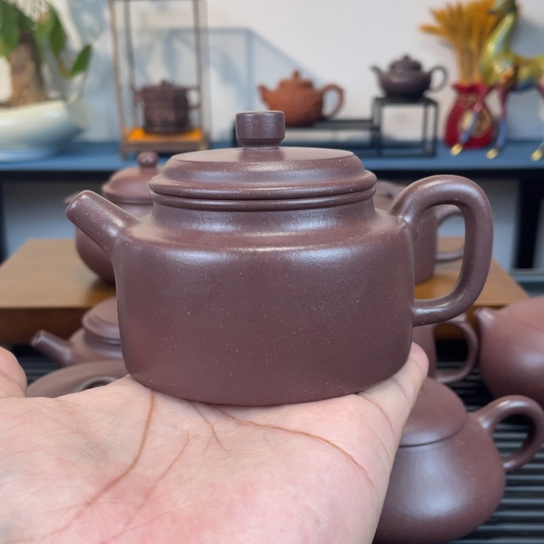 茶壶紫砂瑾底槽青德钟220cc
