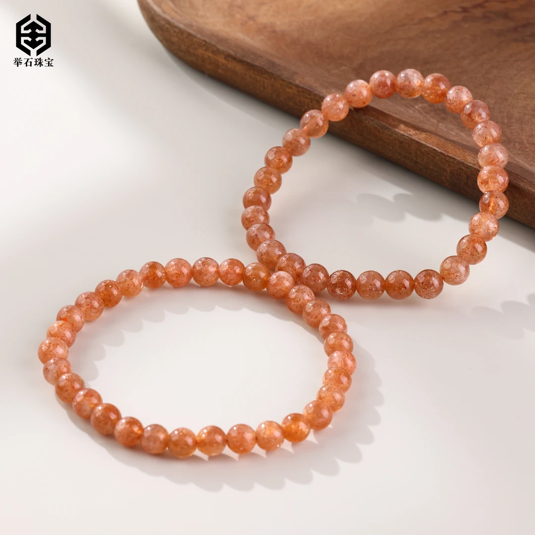 【举石珠宝】T0529-680-49长石手串（一件/多样性发/约6mm）Q