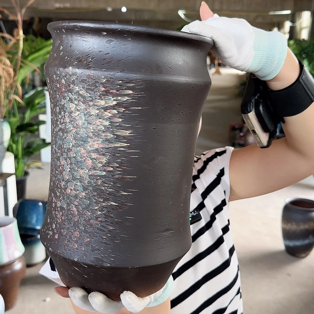 紫砂花盆王嫂花盆0923-122高32口20