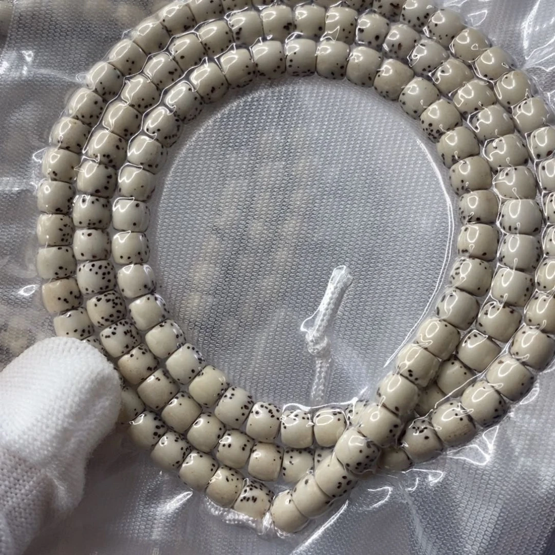 星月菩提吊坠原白直切长6