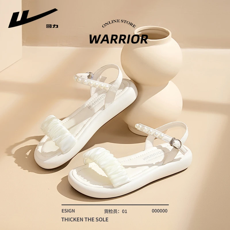 回力凉鞋女款2026新款夏季外穿厚底沙滩女士配裙子法式运动凉鞋女