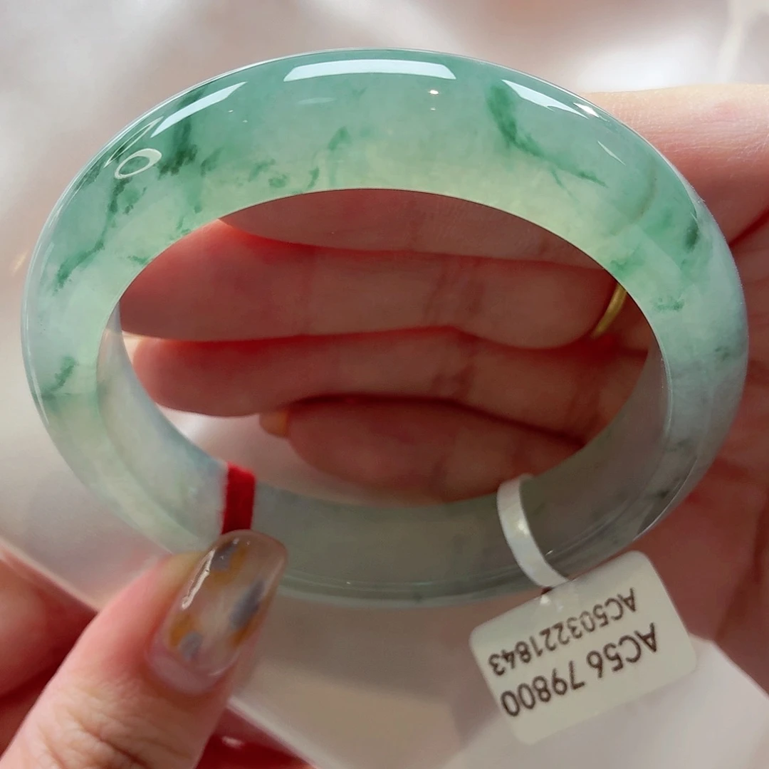 翡翠未镶嵌手镯22（30号）