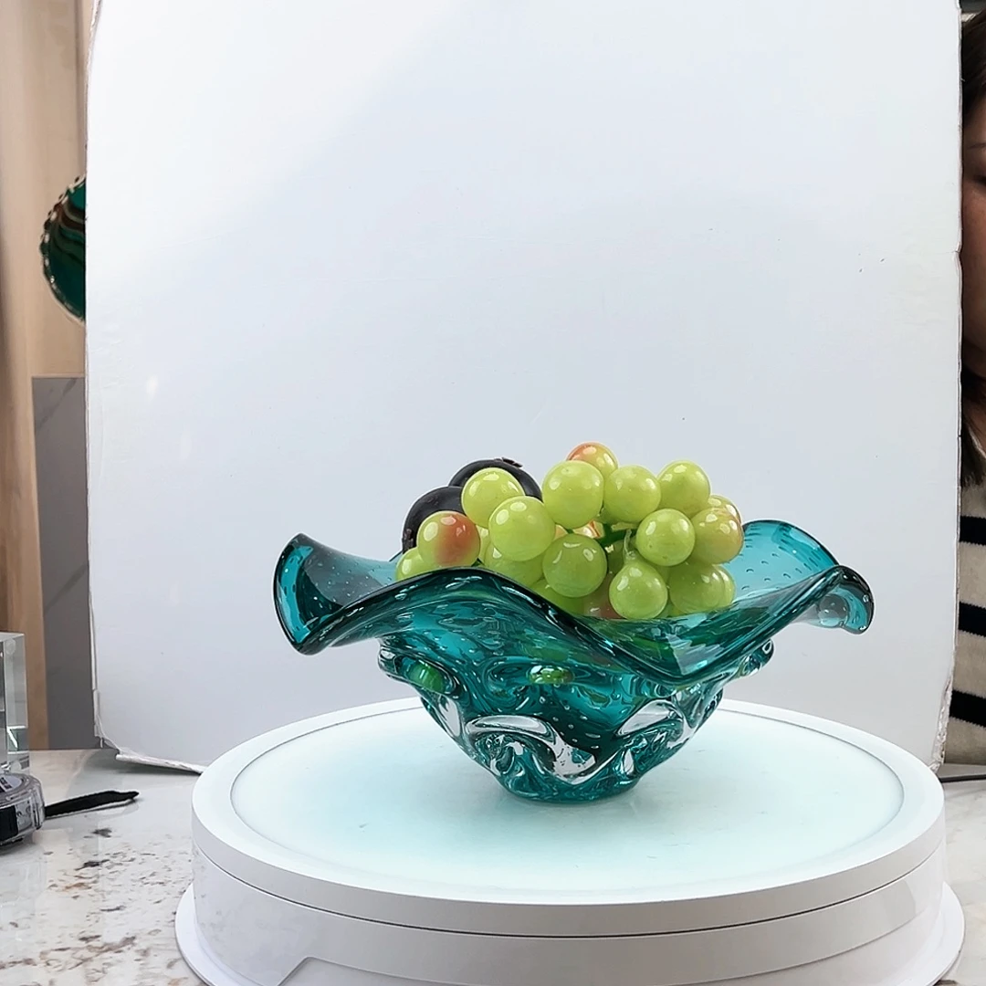 茶盏琉璃水晶果碗