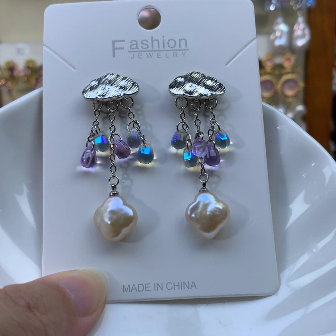 合金淡水珍珠耳环福利2255