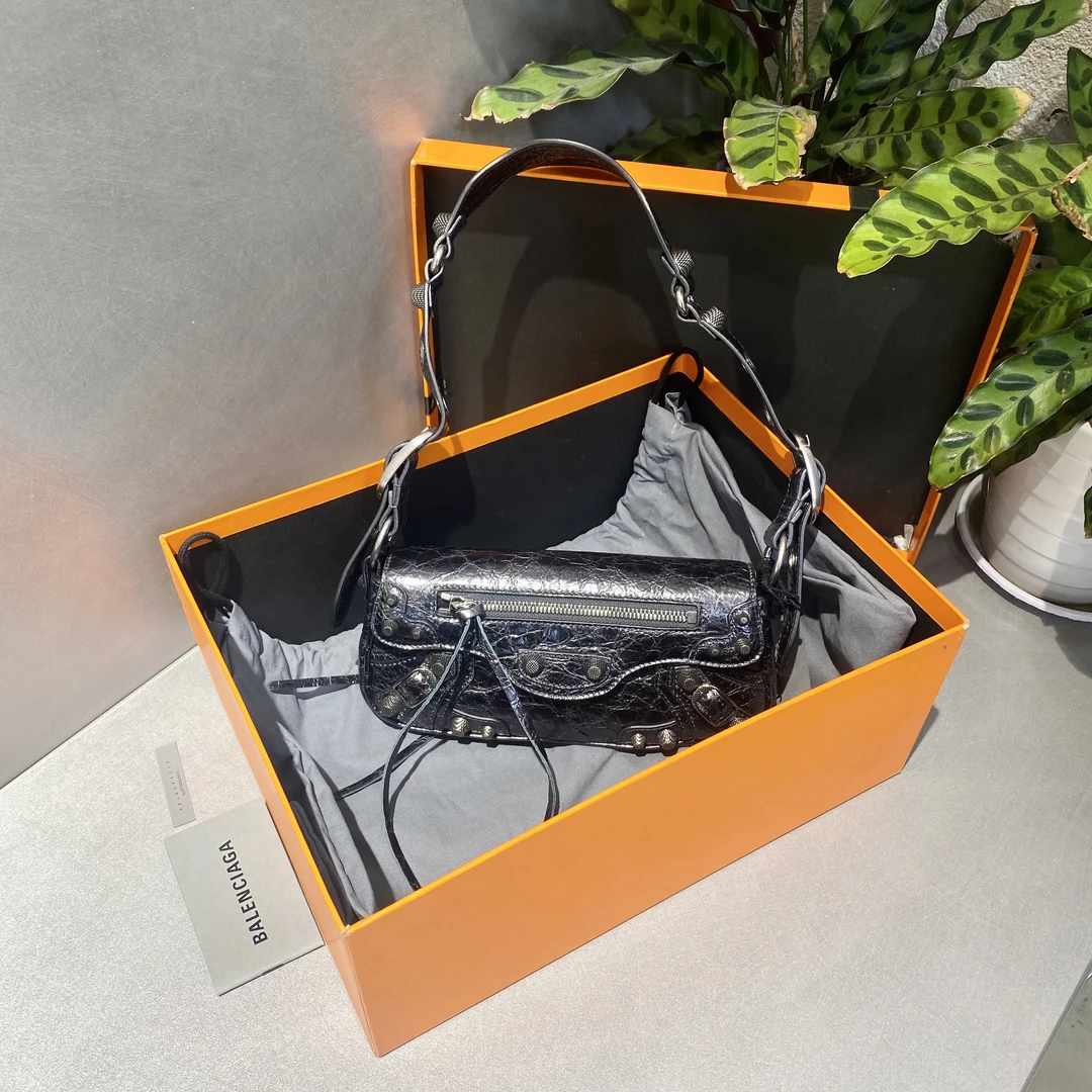 99新 Balenciaga/巴黎世家 巴黎世家   法棍xs码腋下包 单肩包