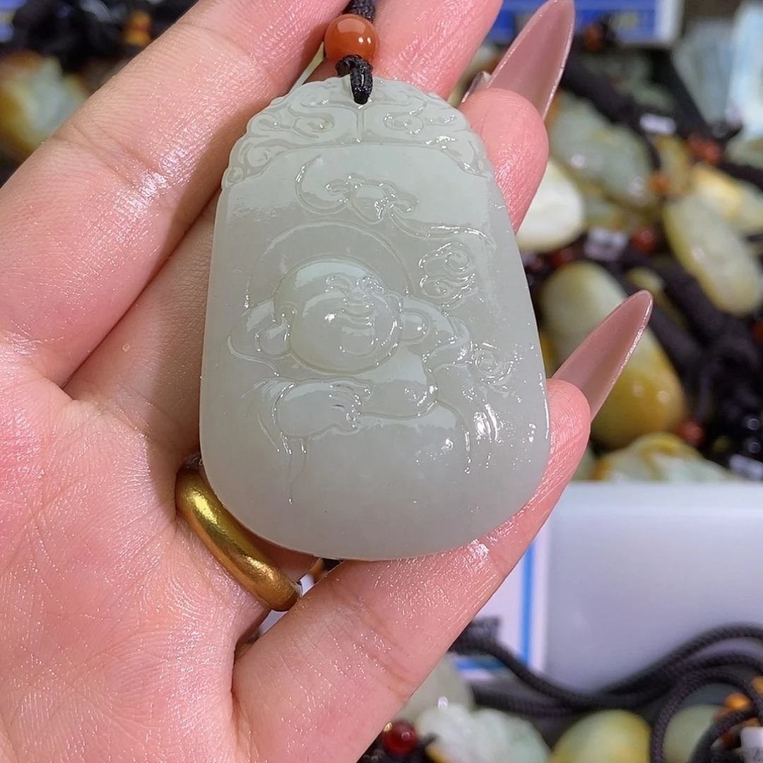 和田玉未镶嵌项链