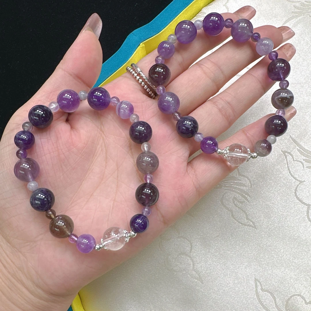 【玉经纶】122015/HQ6-水晶手串-多样性发其一