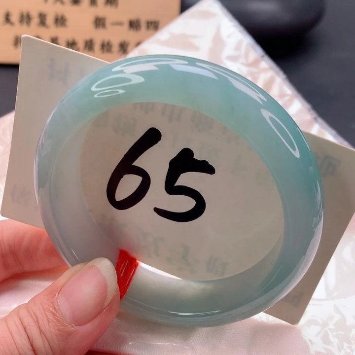 翡翠手镯未镶嵌轮胎56