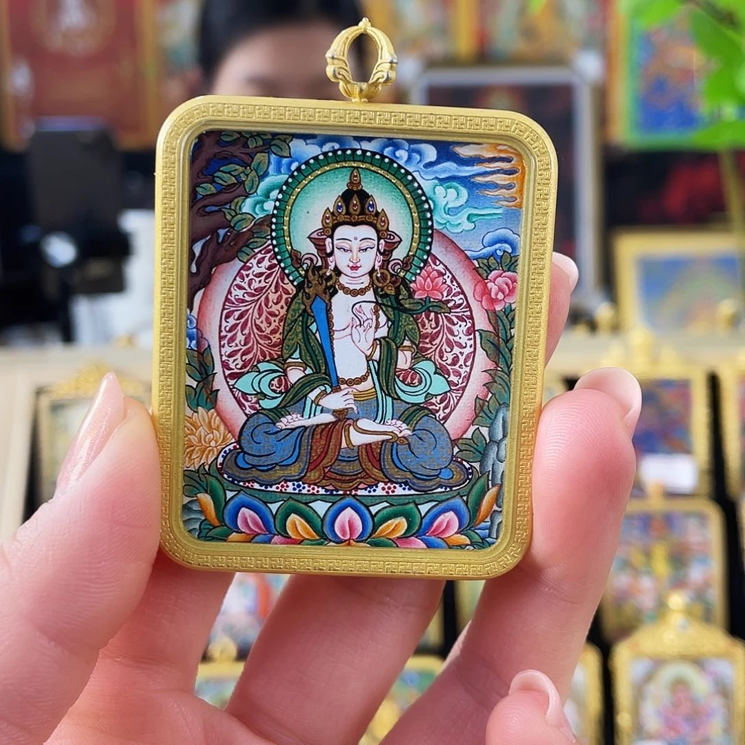 吊坠拂**曦热贡纯手绘虚空