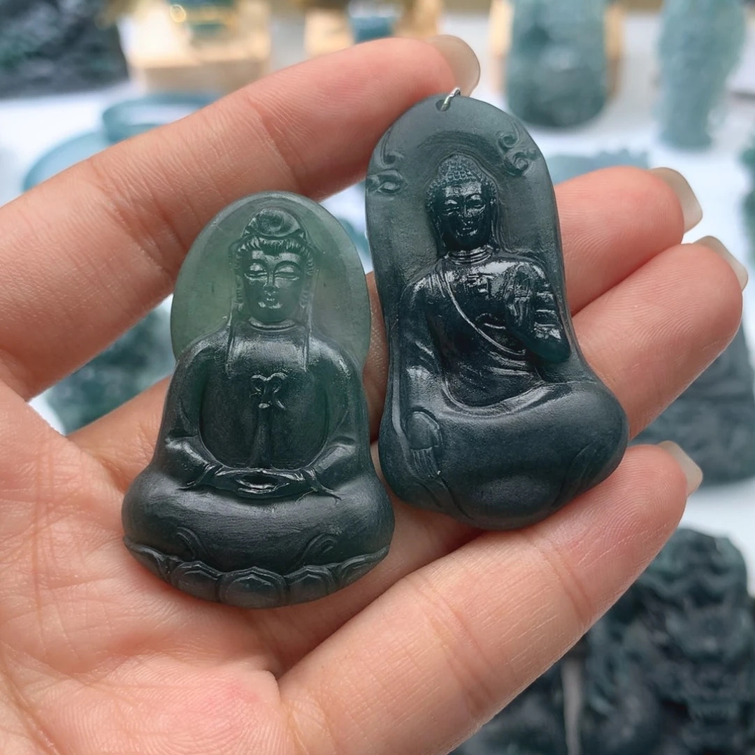 未镶嵌定制翡翠康****菡毛货不退不换