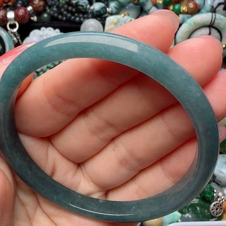 翡翠手镯未镶嵌天然A货61