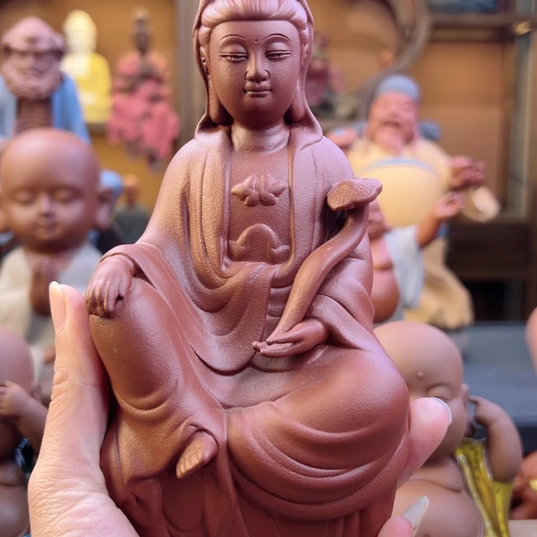 【闪购商品】紫砂茶宠多***哥紫砂茶宠摆件