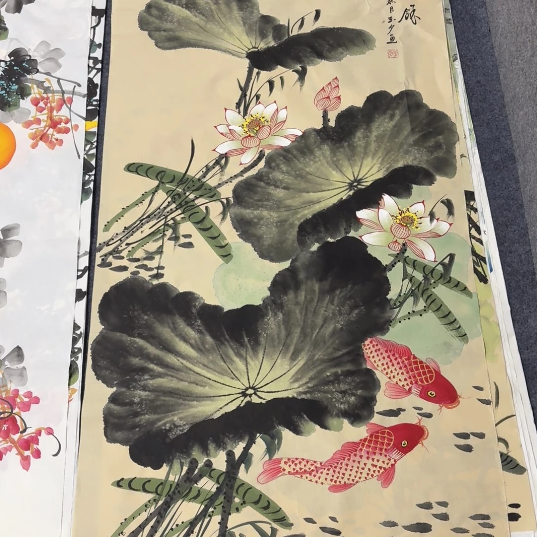 国画140×70画画画画