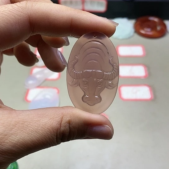 玛瑙/玉髓吊坠(不含链)未镶嵌韦****0