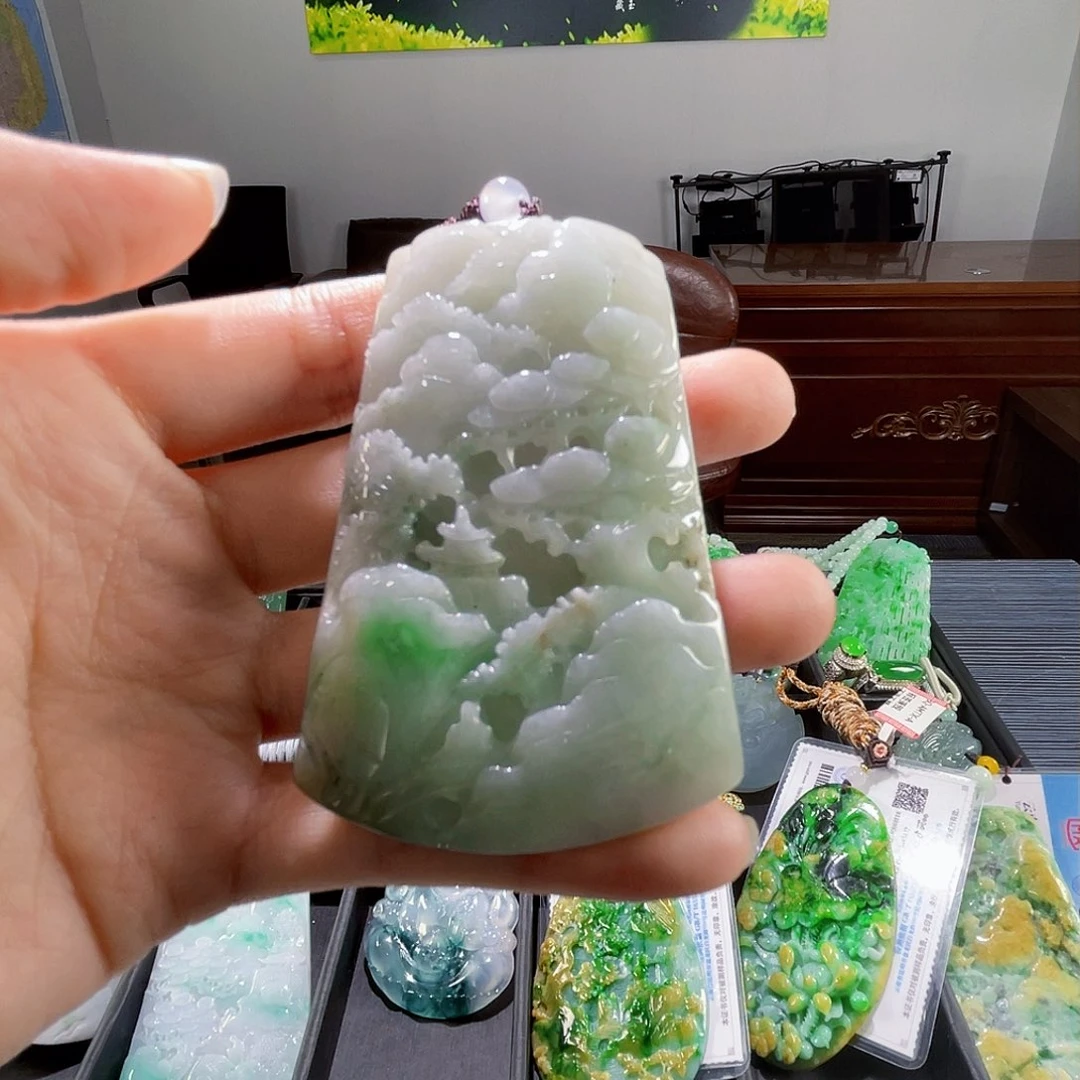 颈饰未镶嵌翡翠翡翠