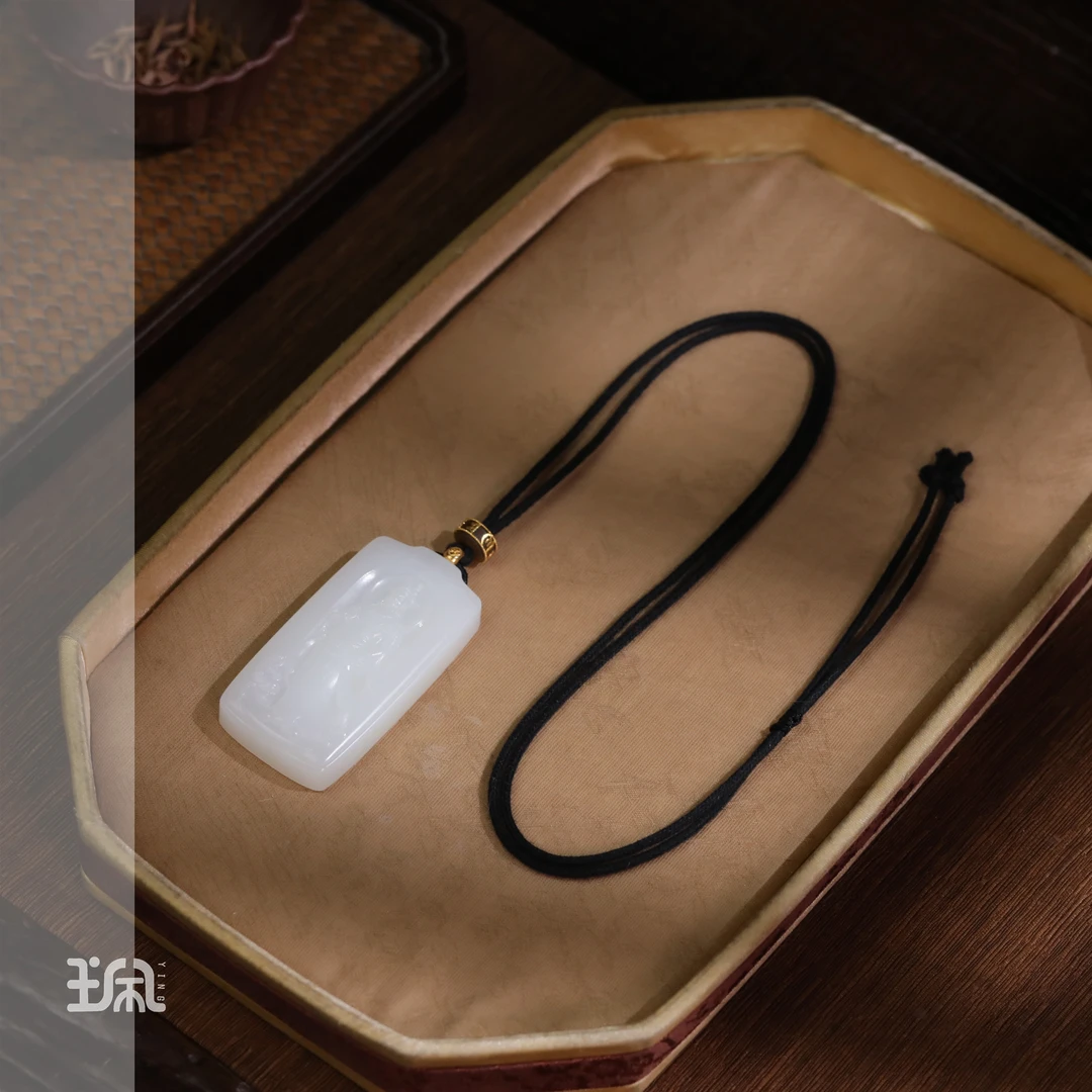 倾顾|和田玉*项链*18K金镶嵌XYB25031611多样性发其一（Y）