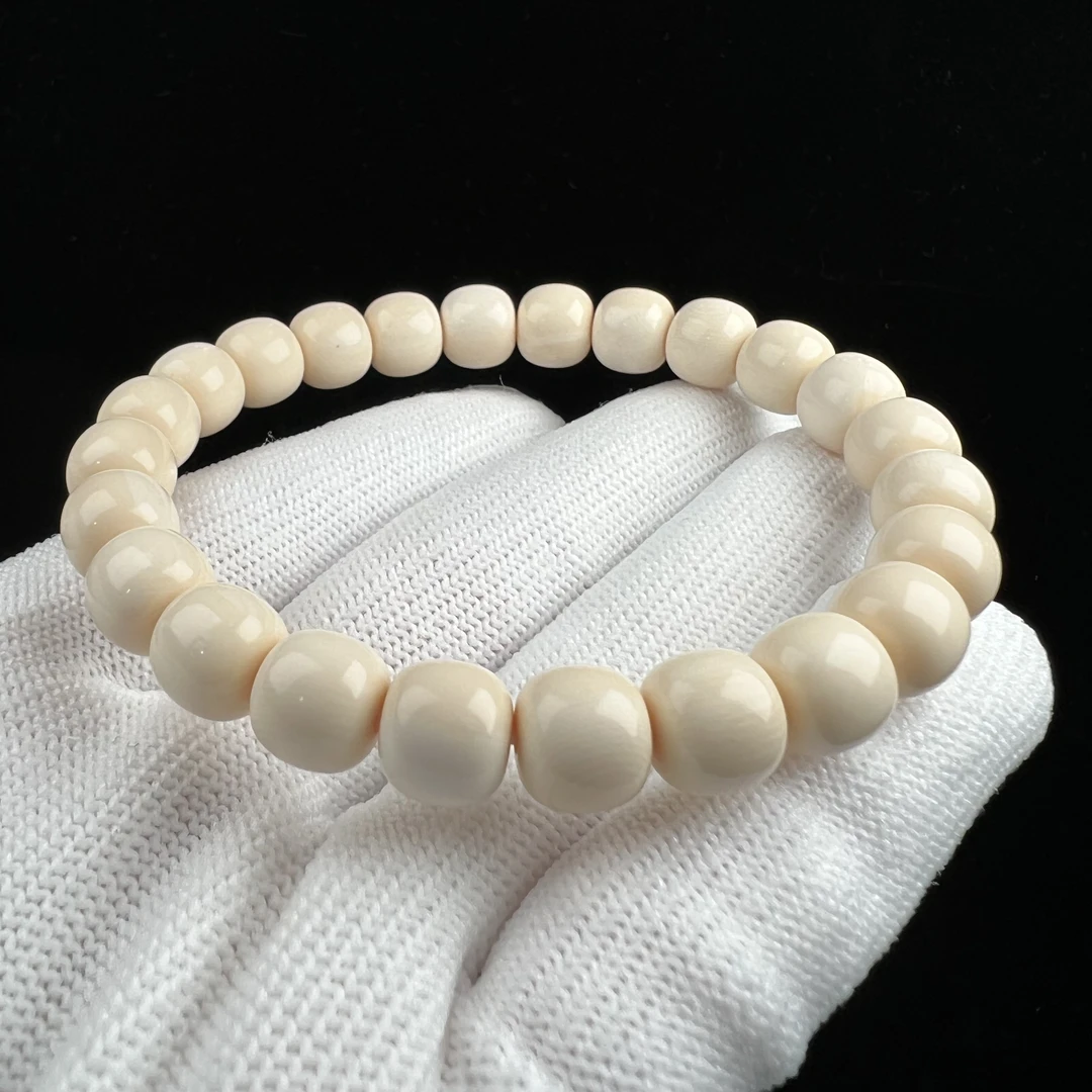 Q1064天然猛犸牙手串 9*8mm支持鉴定 假一罚四