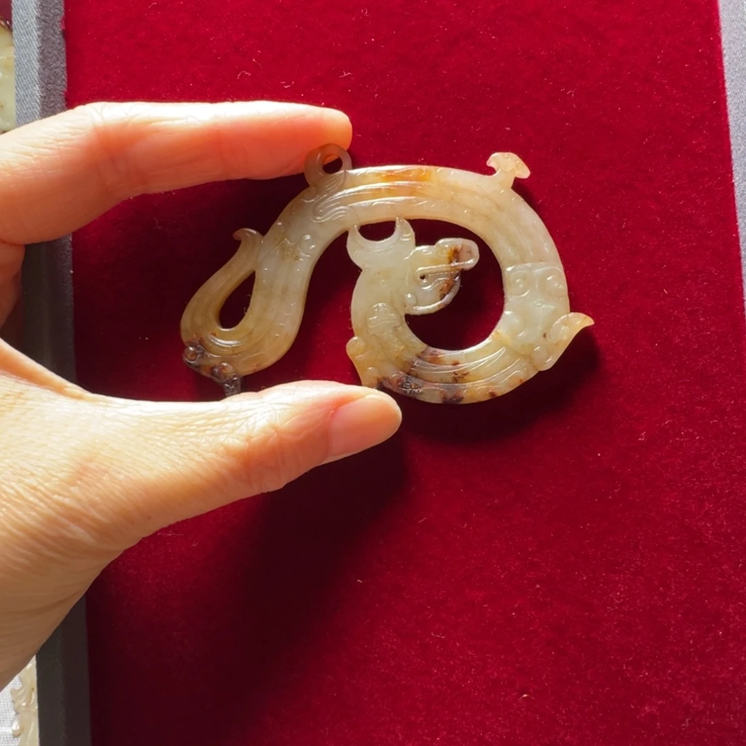 木***头和田玉（白玉）未镶嵌挂件