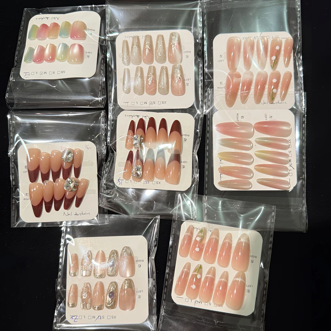 随机一幅显白穿戴甲美甲~10片装