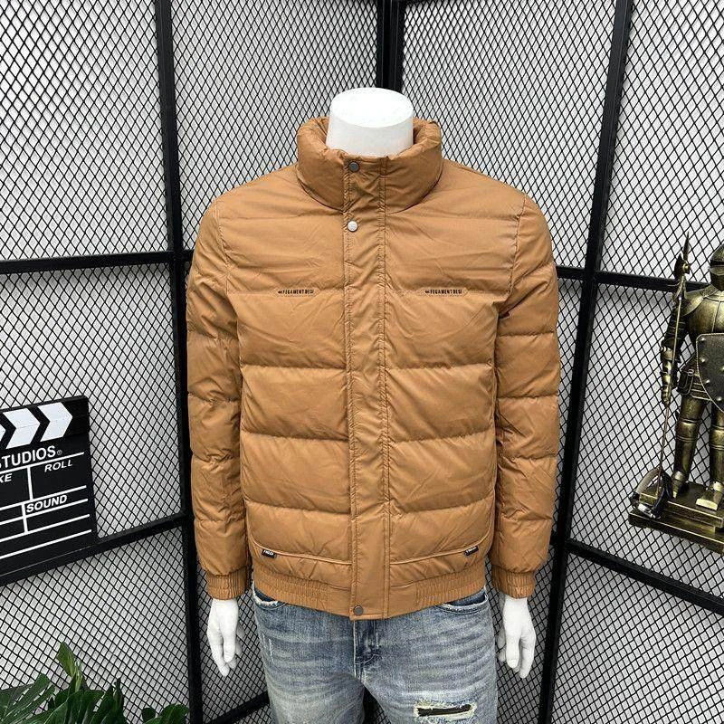 波司断码联名TUGGIFT羽绒服男士2025年秋冬款白鸭绒短款加厚立领