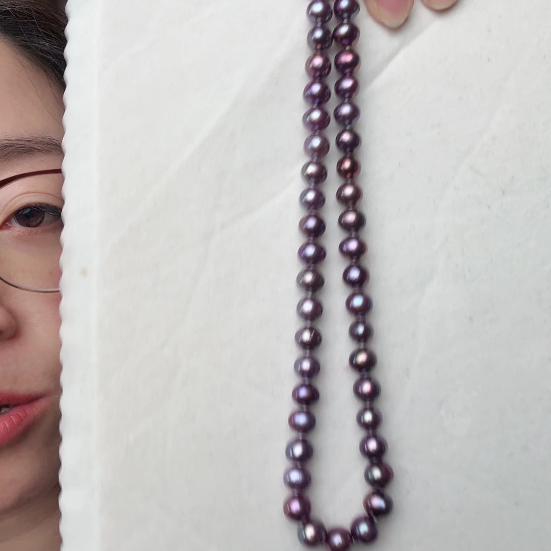 未镶嵌项链淡水珍珠