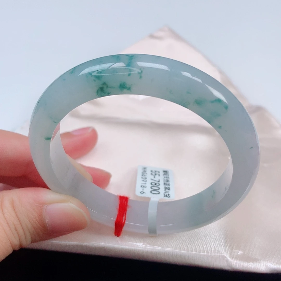 未镶嵌手镯翡翠55正圈