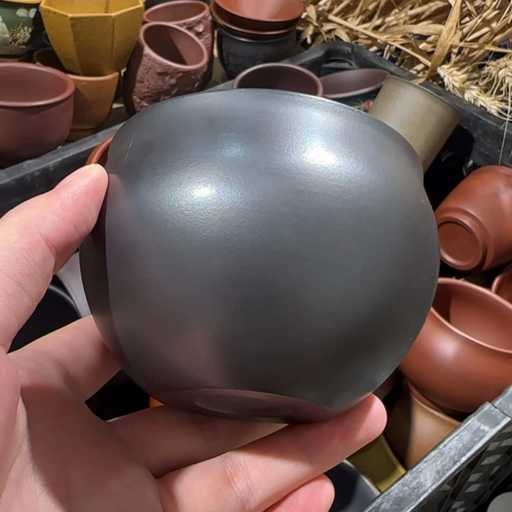 茶杯紫砂東***北微瑕微瑕微瑕