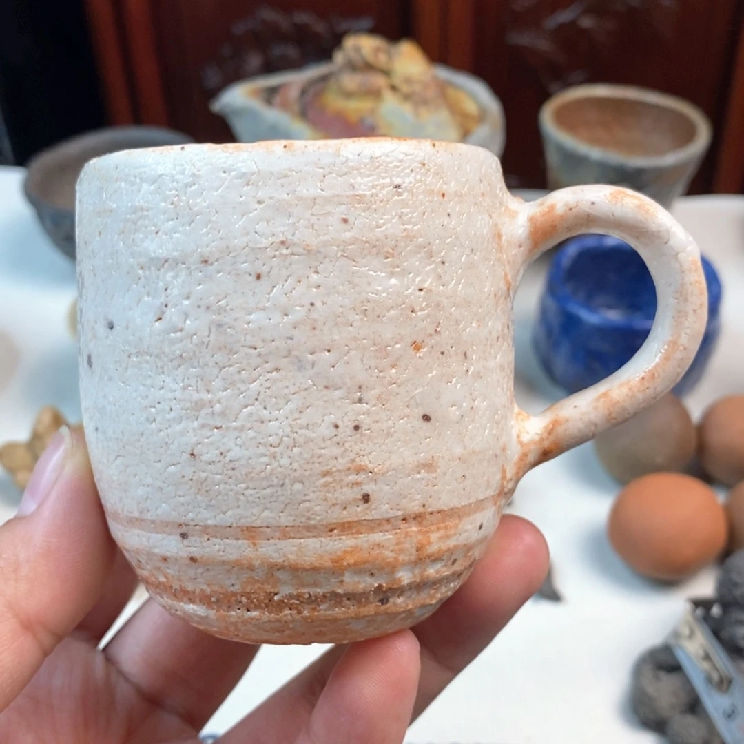 柴烧侘寂粗陶茶具