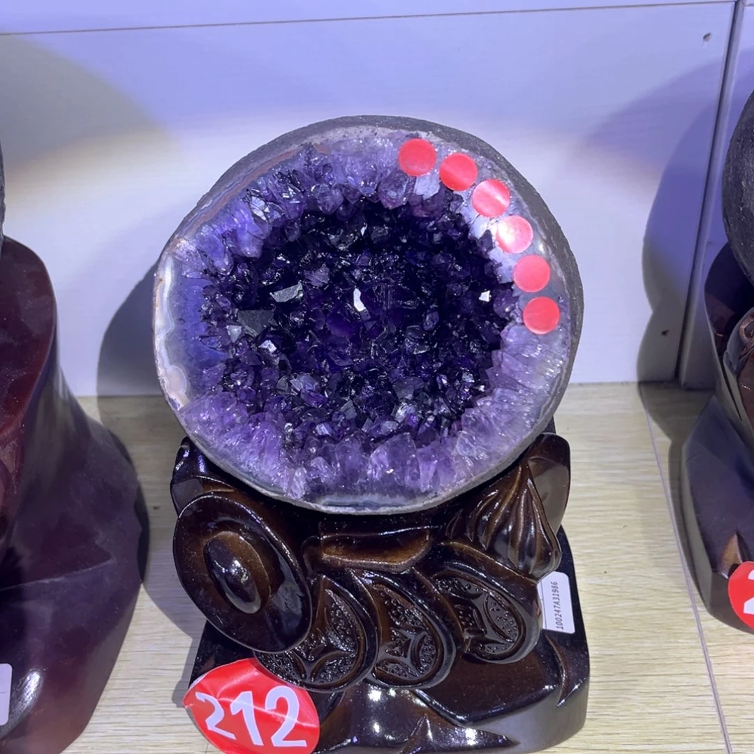 未镶嵌大型摆件（非配饰）紫晶懂