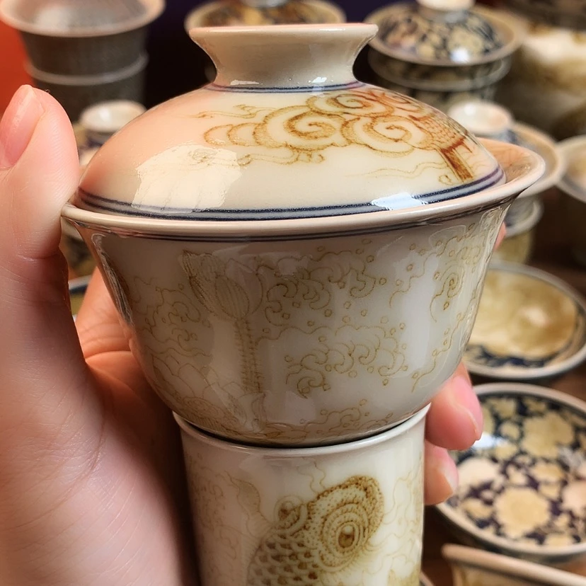 【闪购商品】文*呀单杯和微瑕盖碗