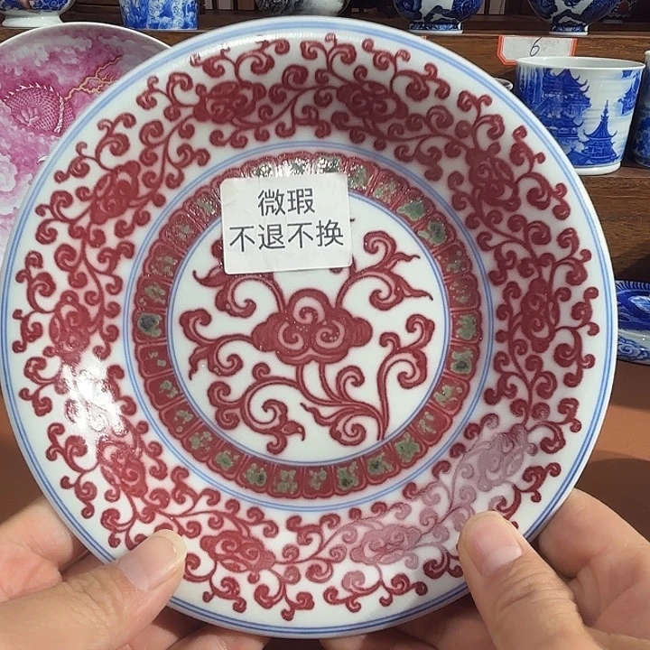 一***哥釉里红微微瑕壶承不退不换