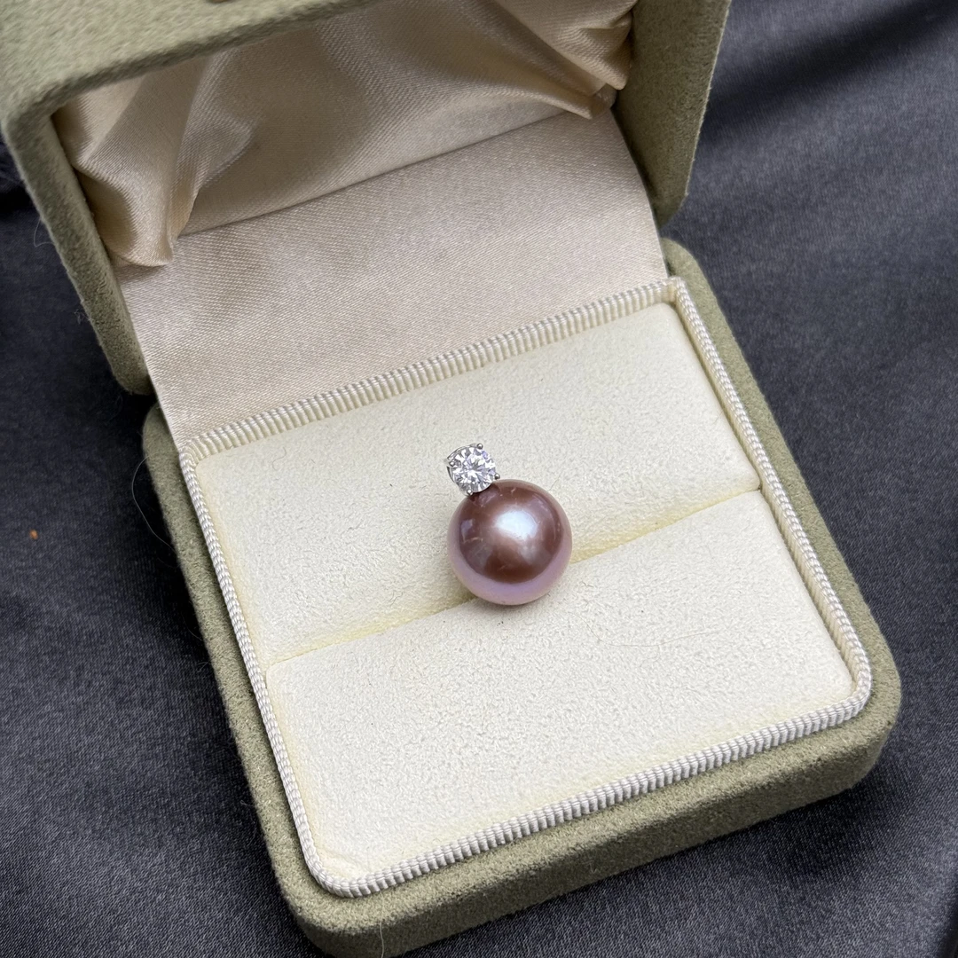 13mm紫珠吊坠简约