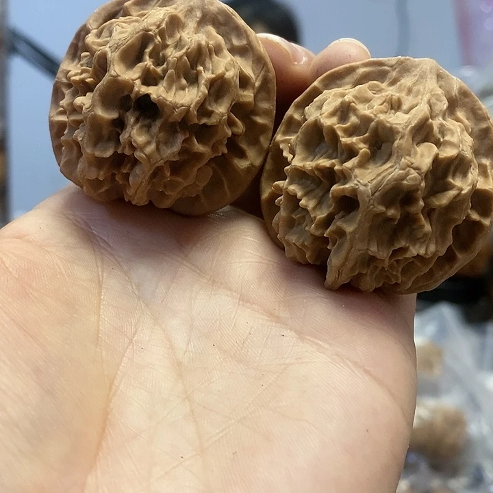 把件文玩核桃42龙鳞红皮