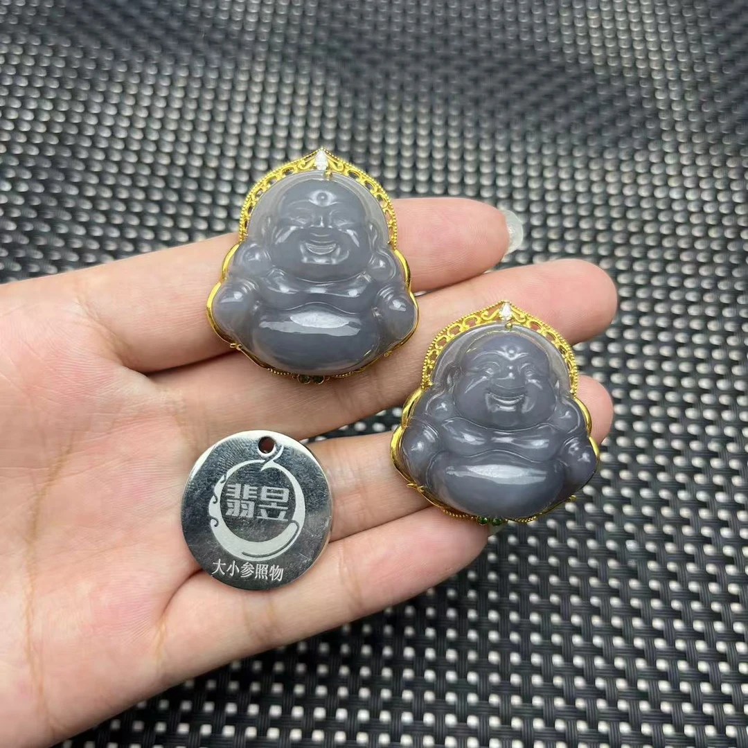 翡昱-N3-15223-和田玉吊坠18K金镶/约29*30*11/-多样性发其一-D