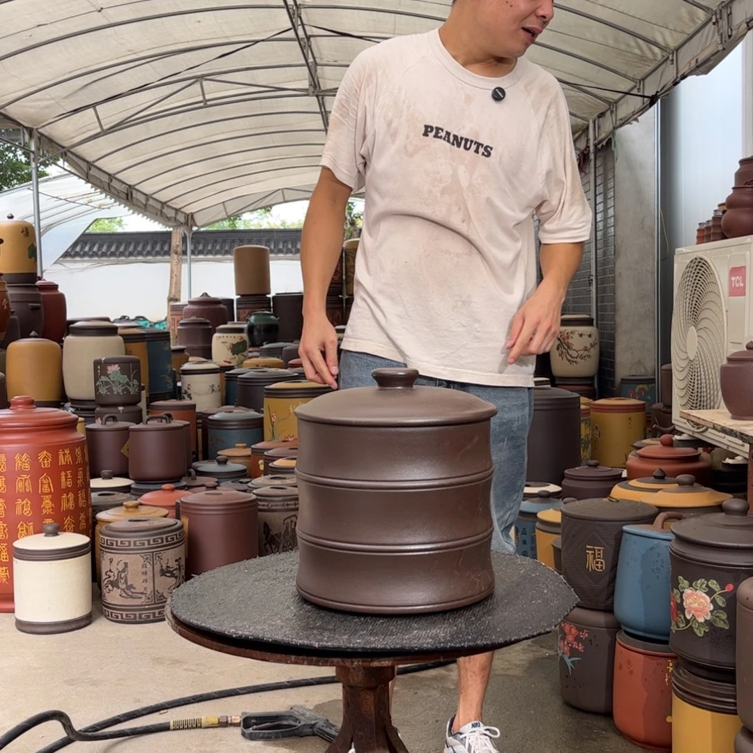茶叶罐紫砂8 饼茶叶罐