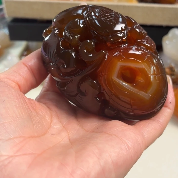 玛瑙/玉髓吊坠(不含链)未镶嵌
