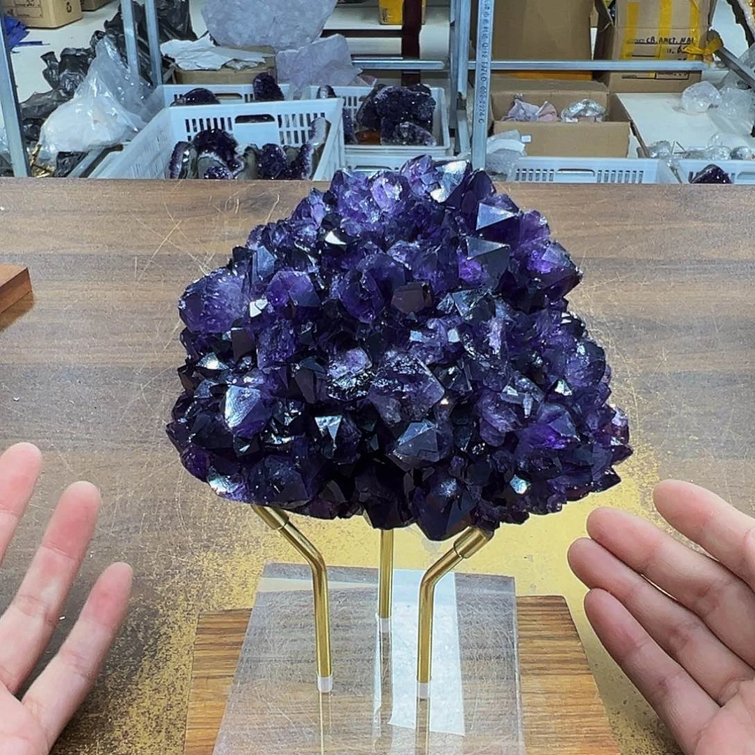 紫晶摆件未镶嵌晶体